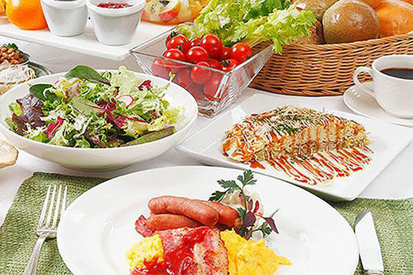 朝食バイキング 1コイン割引