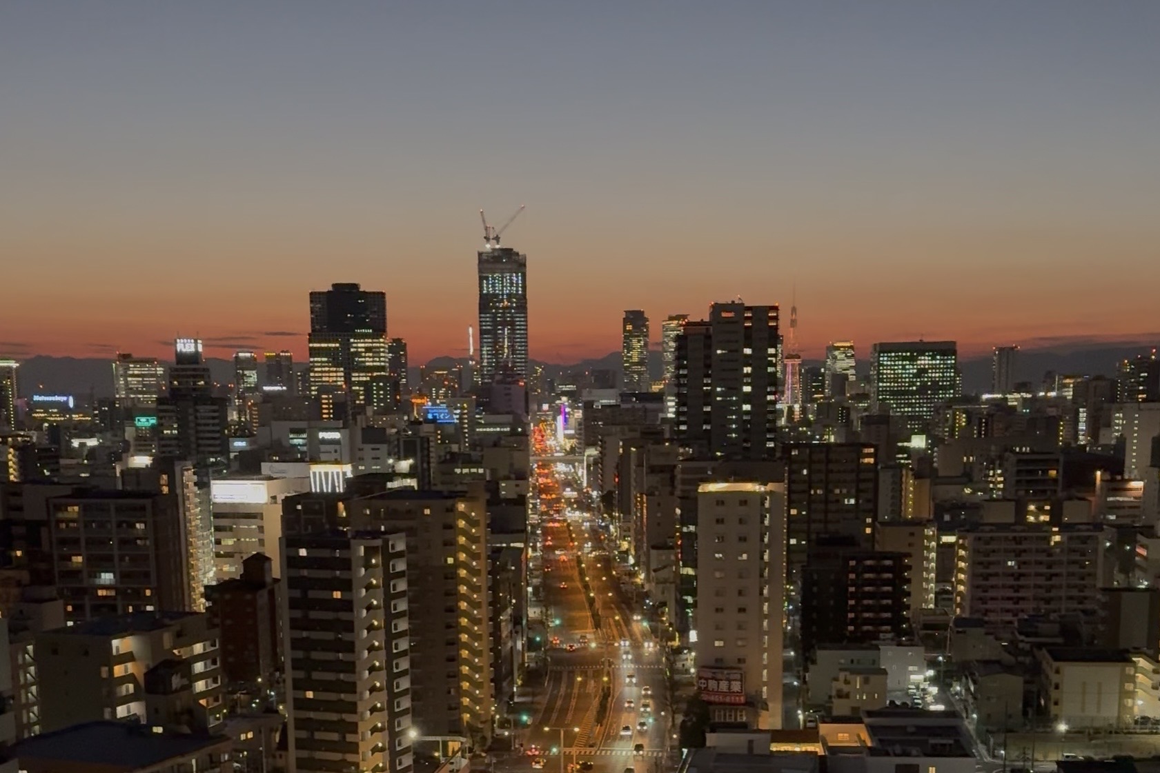 ヘリポート（夜景）