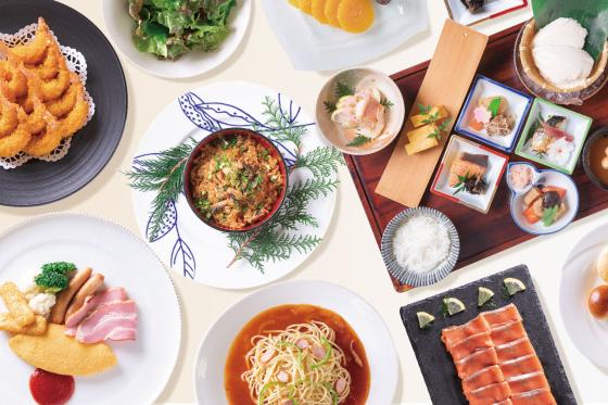 朝から豪華に！みそカツ・きしめん・ひつまぶし・あんかけパスタも加わって！パワフルな名古屋めし＆和洋バイキングで元気なスタート。