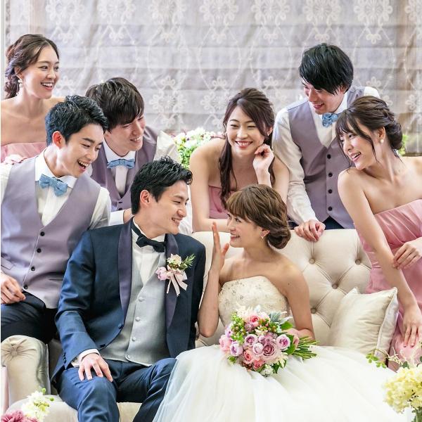 公式 30名 30万円 洋装 Happy Celebration 会費制ウェディング 松山 道後温泉の結婚式場 ホテルメルパルク松山