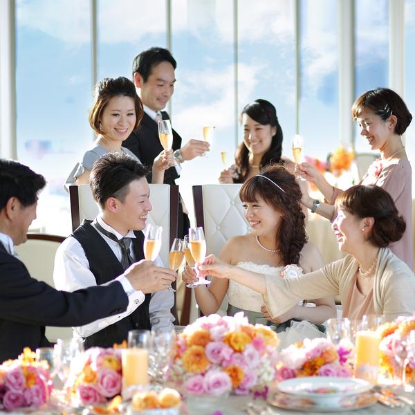公式 家族婚 少人数ウェディング 挙式 食事会プラン 10名 長野の結婚式場 ホテルメルパルク長野