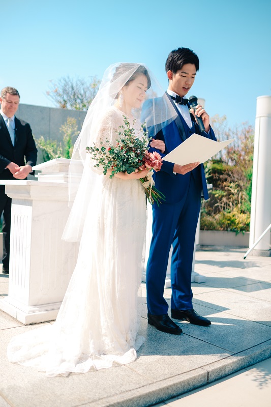 公式 ウェディングレポート Withコロナ式 リモート参加でゲストも満足 開放的なガーデンウエディング 名古屋の結婚 式場 ホテルメルパルク名古屋